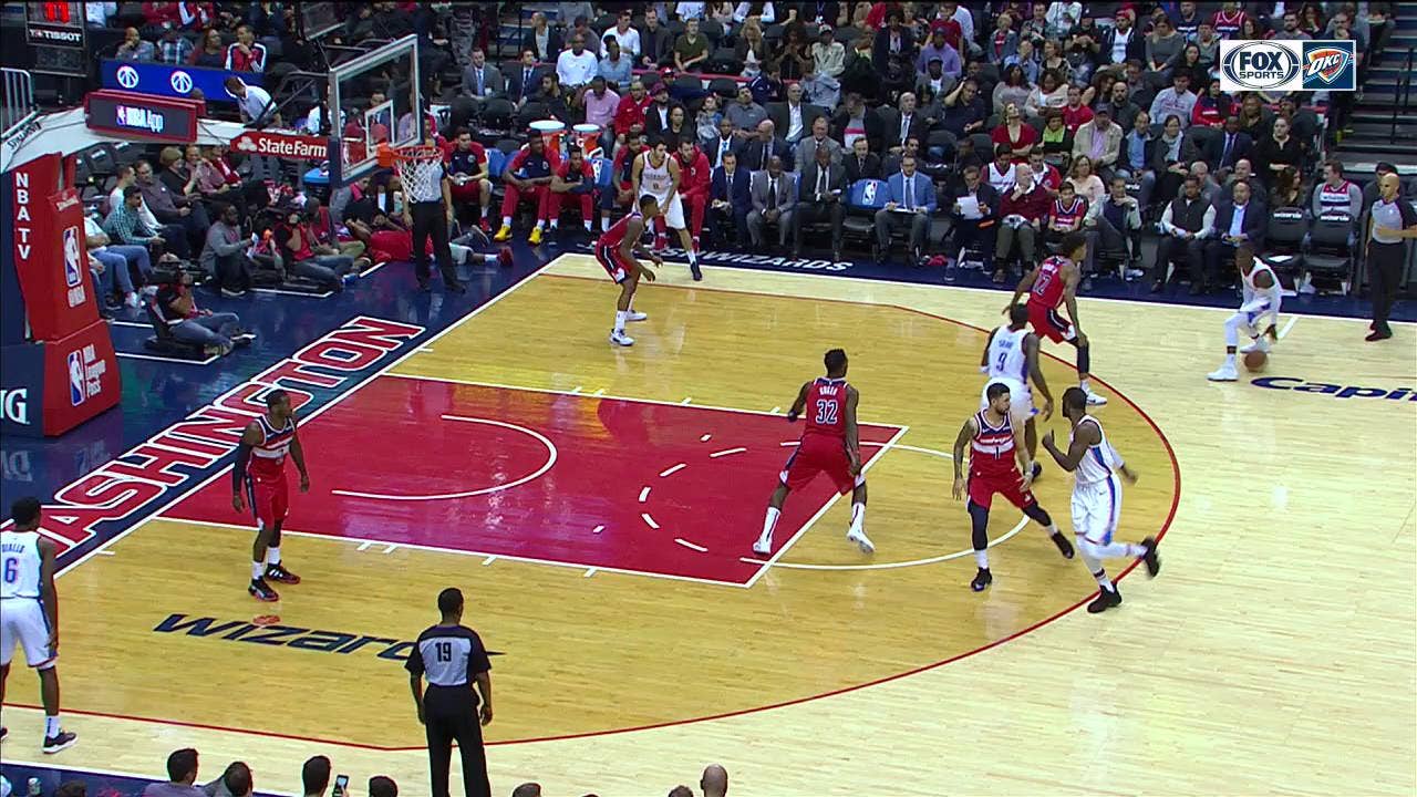 HIGHLIGHTS: Jerami Grant cuts to the rim for the Ally-Oop | OKC Thunder at Washington Wizards