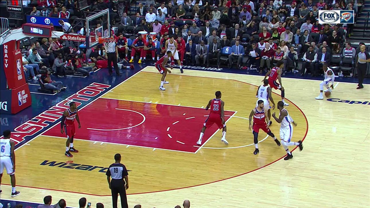 HIGHLIGHTS: Jerami Grant cuts to the rim for the Ally-Oop | OKC Thunder at Washington Wizards