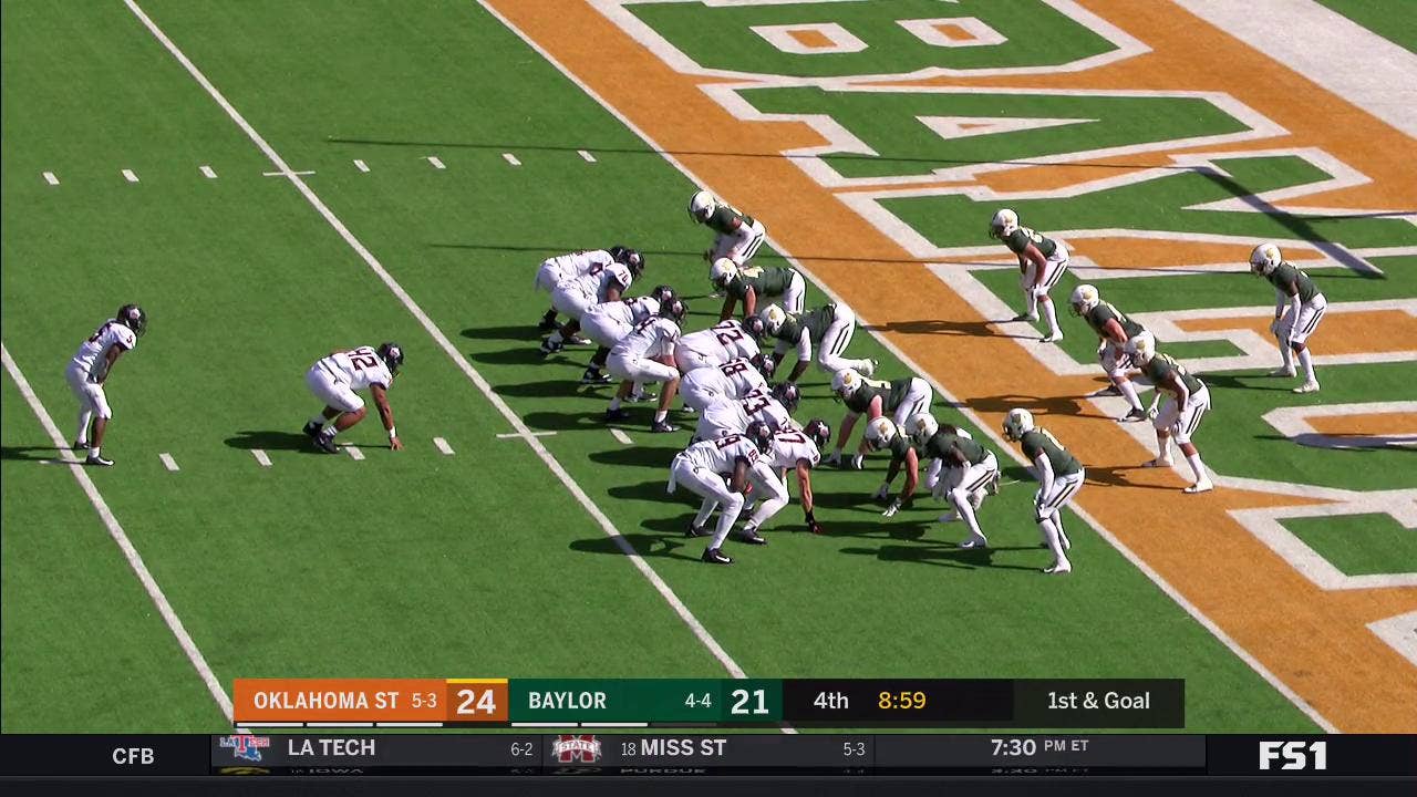 HIGHLIGHTS: Justice Hill rushes for 2-yard OSU TOUCHDOWN