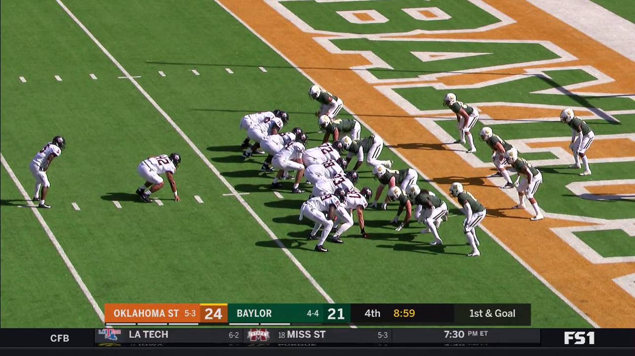 HIGHLIGHTS: Justice Hill rushes for 2-yard OSU TOUCHDOWN