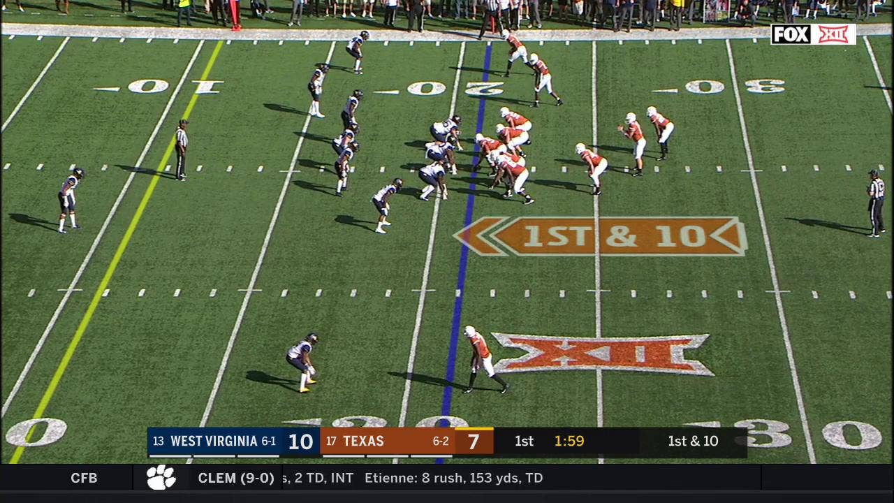 HIGHLIGHTS: Sam Ehlinger passes to Lil'Jordan Humphrey for 21-yard TOUCHDOWN