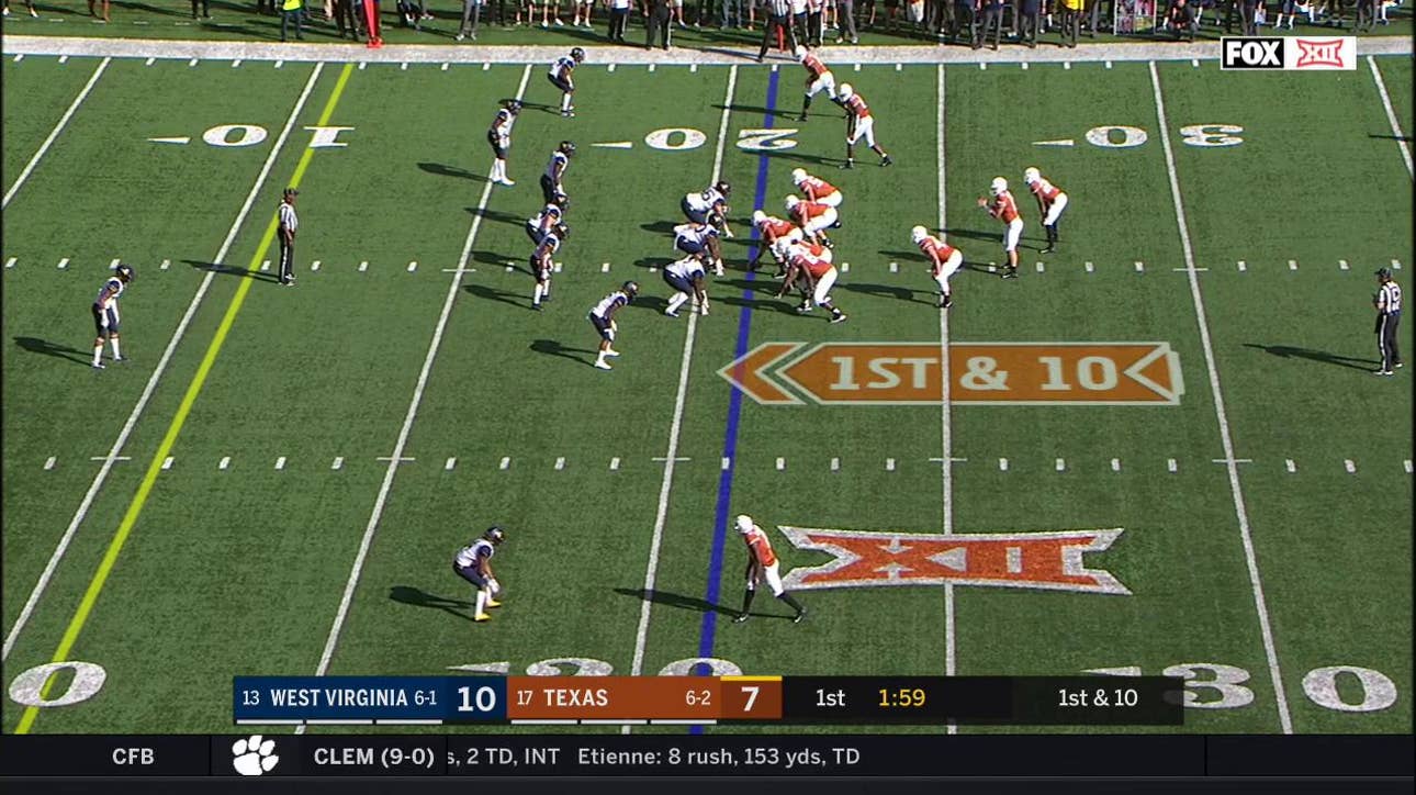 HIGHLIGHTS: Sam Ehlinger passes to Lil'Jordan Humphrey for 21-yard TOUCHDOWN