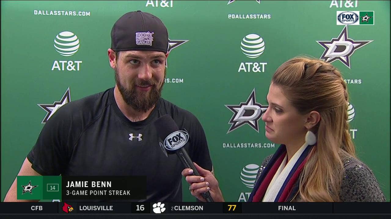 Jamie Benn on 4-3 OT win over the Capitals
