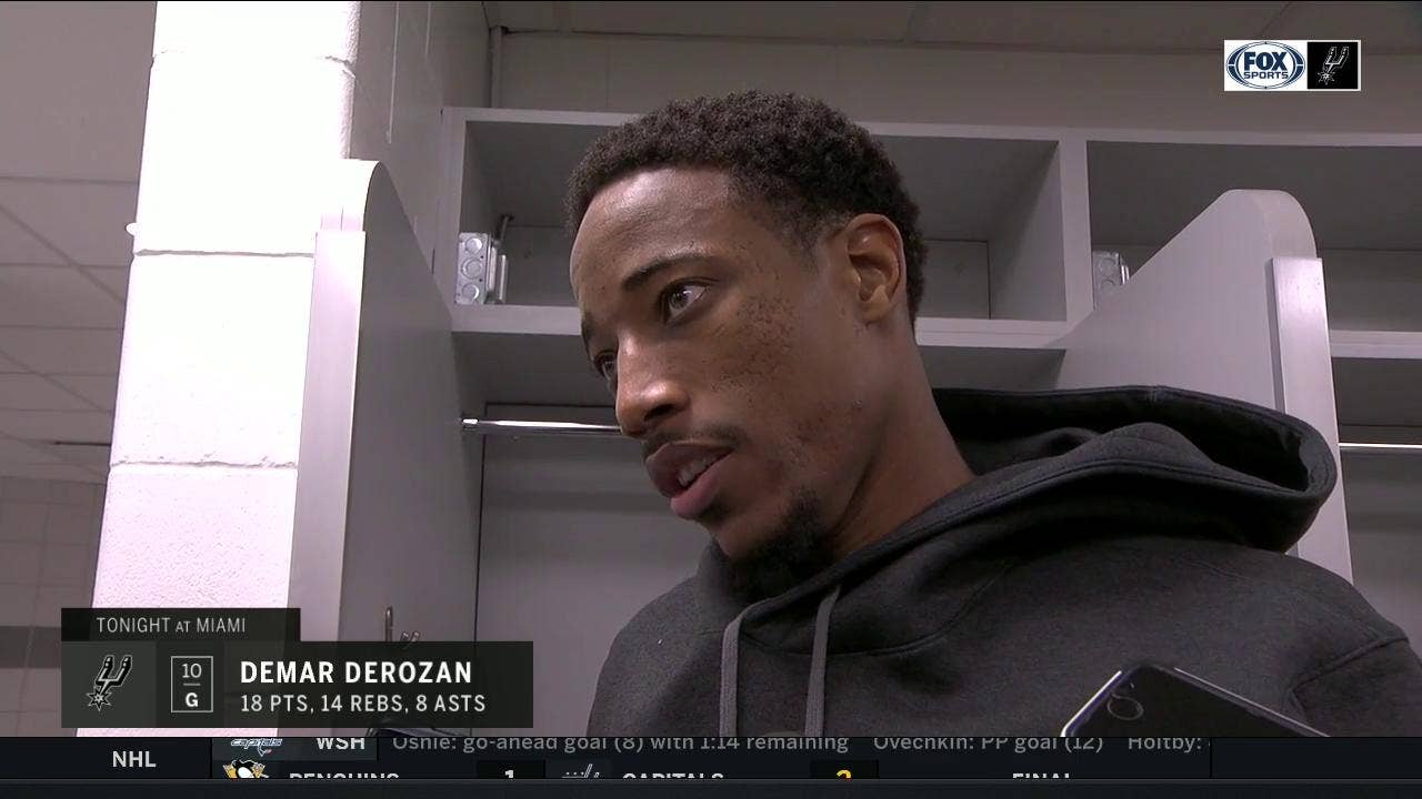 DeMar DeRozan on tough loss to Miami