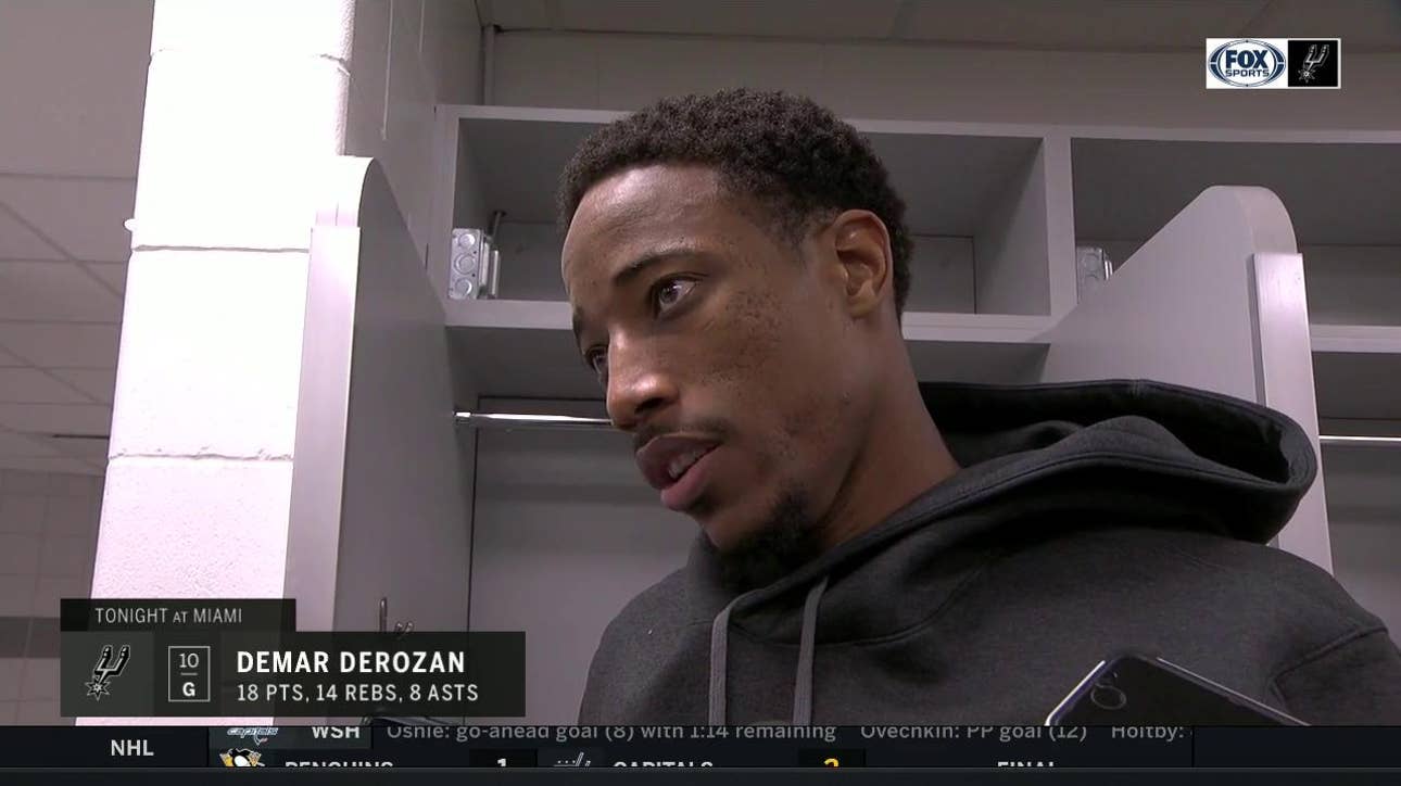 DeMar DeRozan on tough loss to Miami