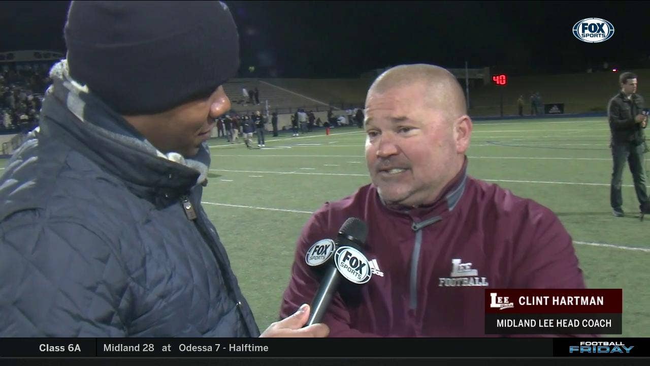 Midland Lee head coach Clint Hartman with Jason Spells | Football Friday