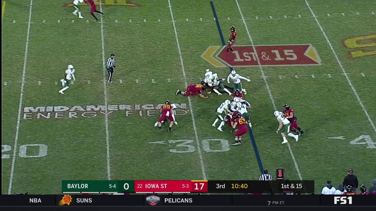 WATCH: A Second fight breaks out on the field | Baylor at Iowa State