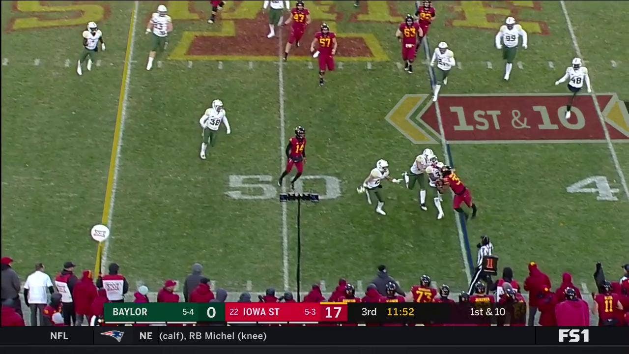 WATCH: Fight breaks out on the Sideline | Baylor at Iowa State