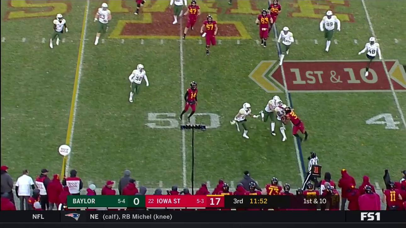 WATCH: Fight breaks out on the Sideline | Baylor at Iowa State