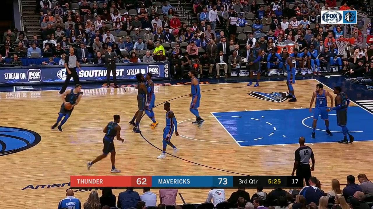 HIGHLIGHTS: Luka Doncic takes Alex Abrines to the rim for the bucket