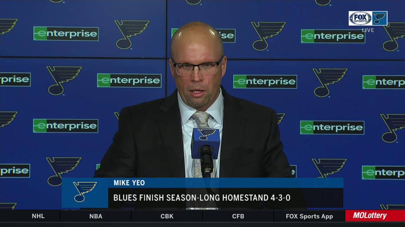 Mike Yeo after Blues' loss to Wild: 'You can't just play not to get beat'