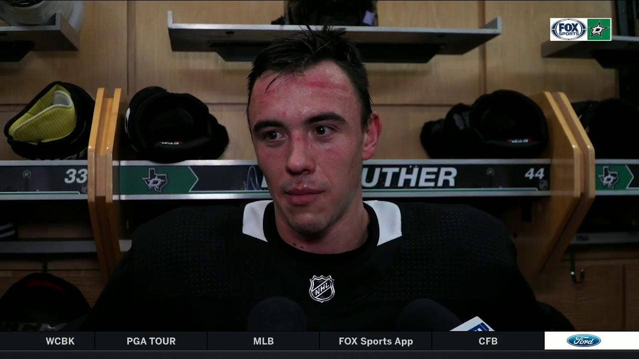 Gavin Bayreuther makes NHL debut against Boston | Stars Live