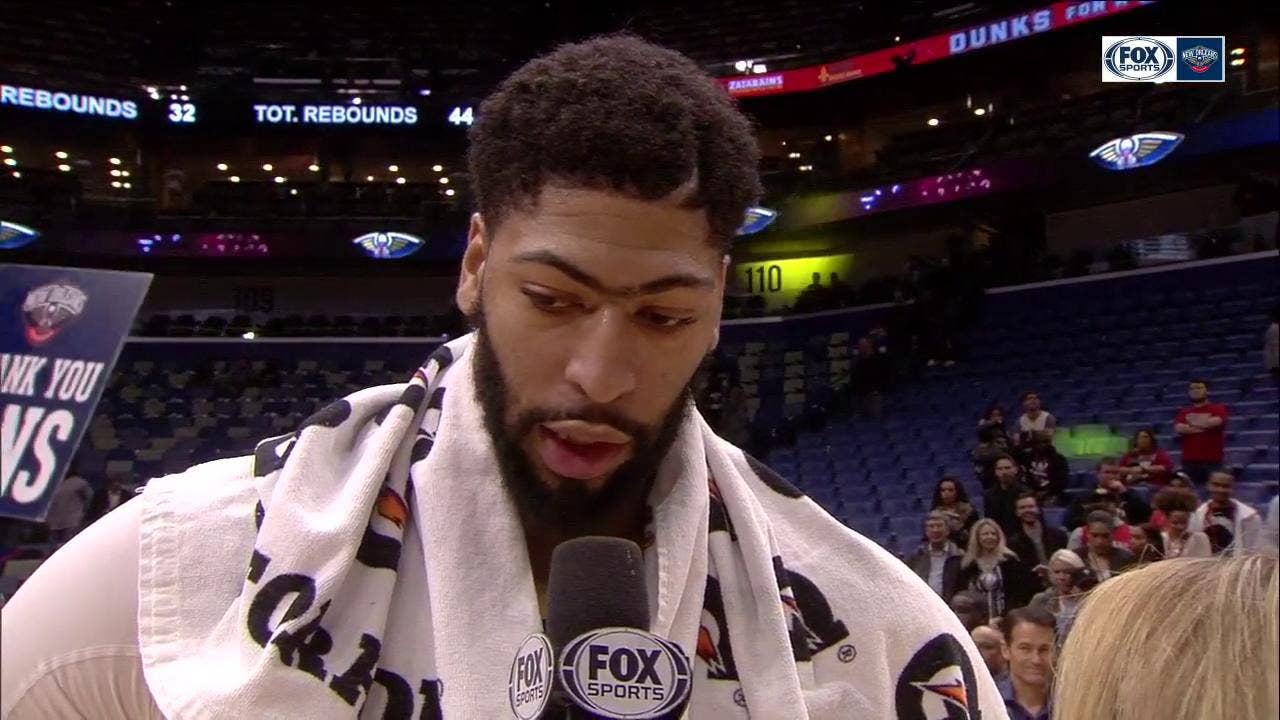 Anthony Davis on defense in comeback win over New York