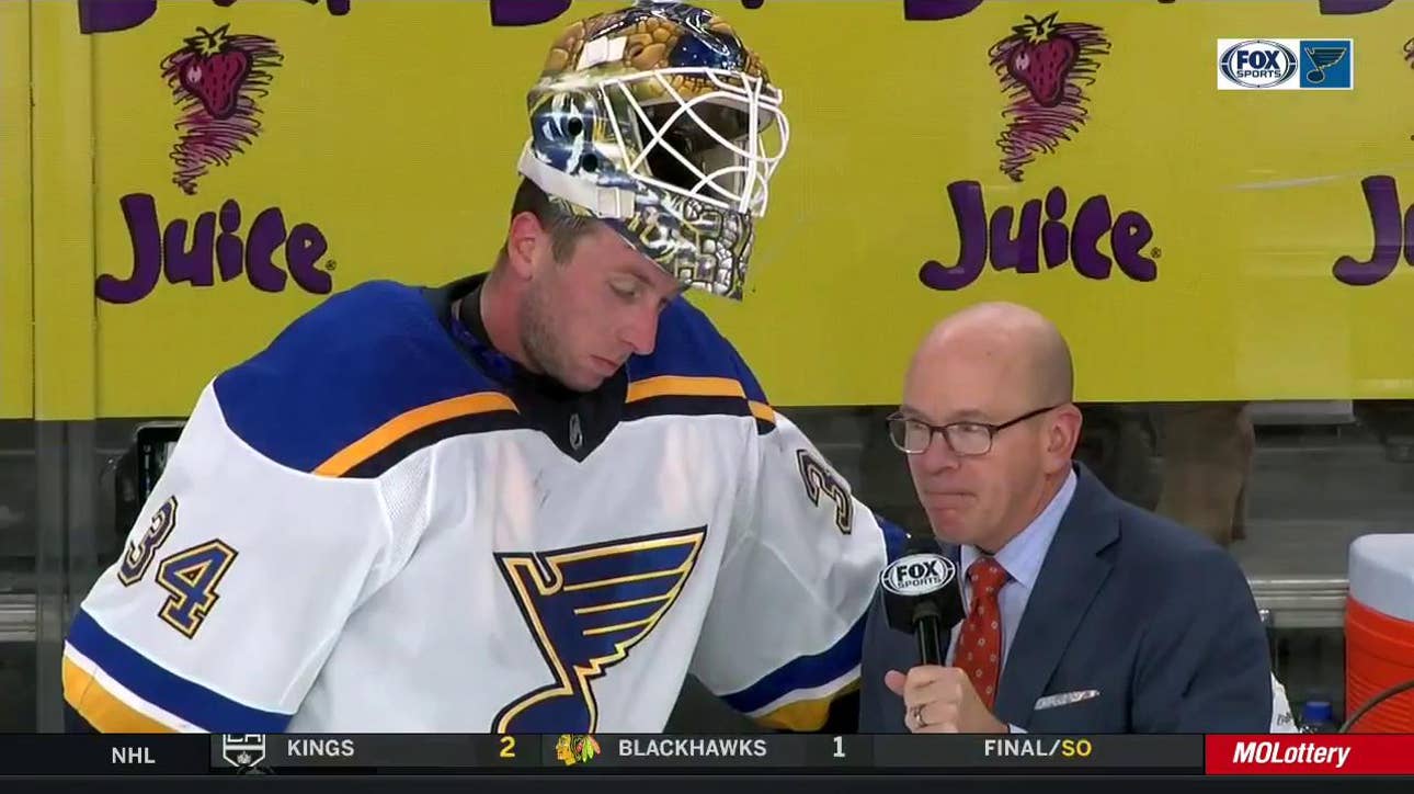 Jake Allen: 'We needed this one tonight'