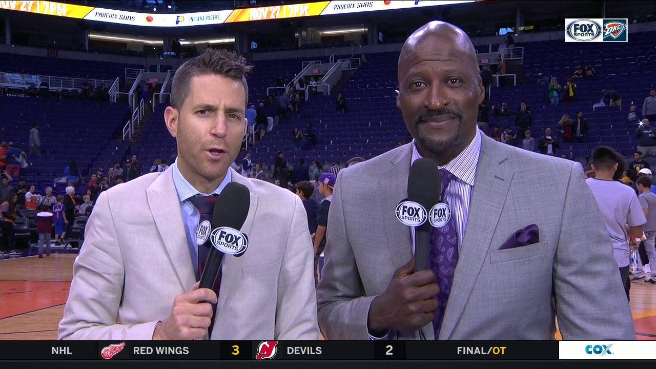 HIGHLIGHTS: Paul George, Steven Adams push OKC to beat Phoenix | Thunder Live