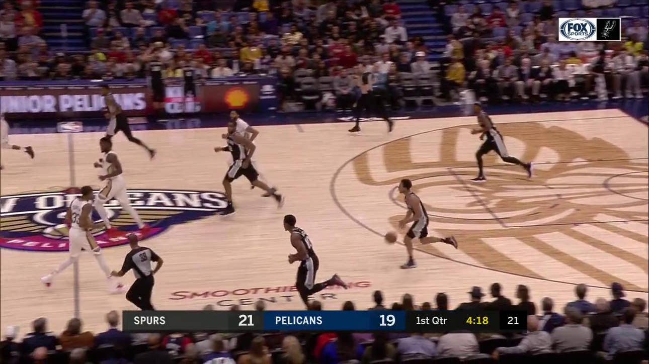 HIGHLIGHTS: Spurs find Bryn Forbes outside for Three