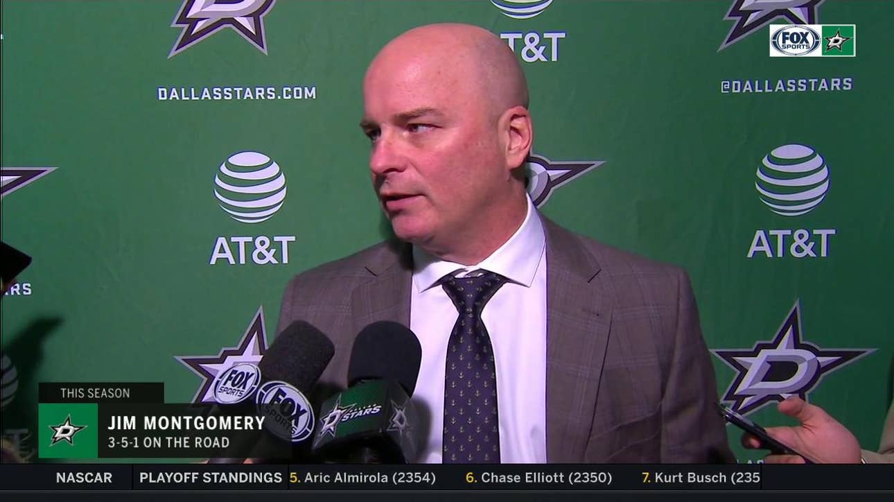 Jim Montgomery on loss to the New York Rangers