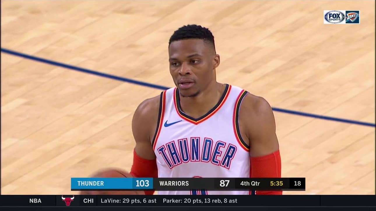 HIGHLIGHTS: Russell Westbrook finds Steven Adams for the DUNK