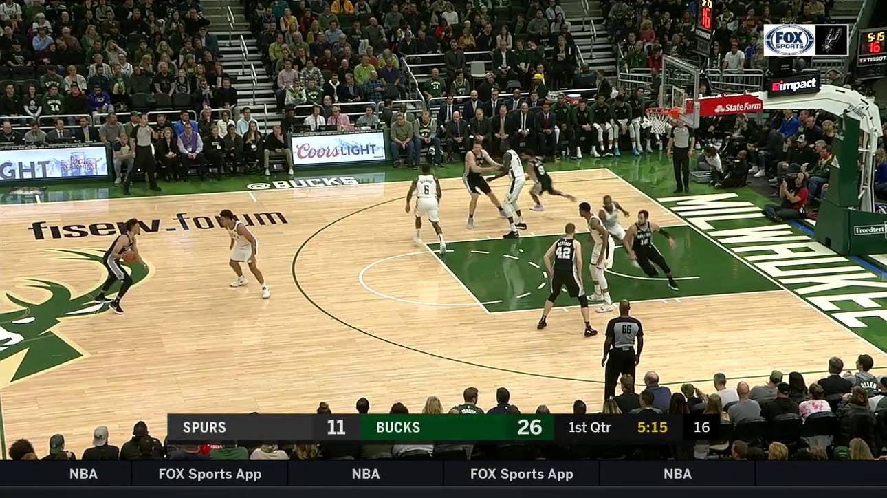 HIGHLIGHTS: Davis Bertans Lets it FLY for THREE