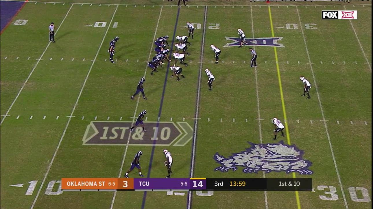 WATCH: Jalen Reagor rushes up the middle 83 yards for a TOUCHDOWN