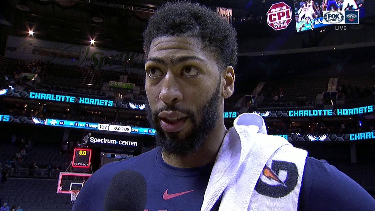 Anthony Davis with 36 points on the road vs. Charlotte