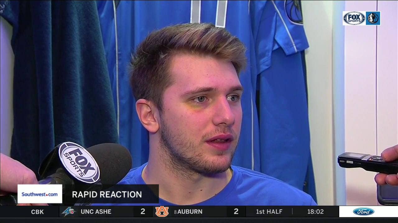 Luka Doncic on being named Rookie of The Month | Mavs Live