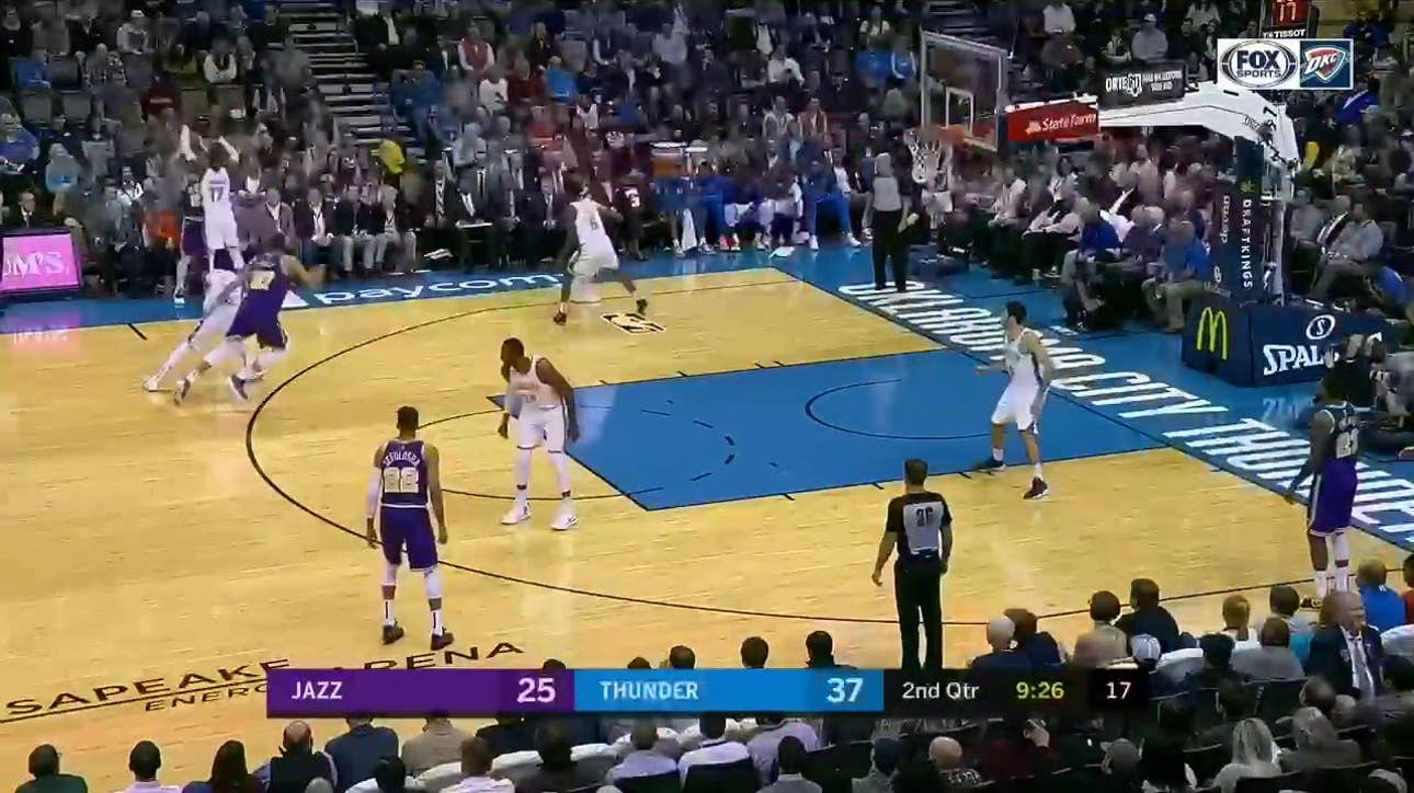 HIGHLIGHTS: Steal by Nerlens Noel, Hamidou Diallo goes up with the Slam