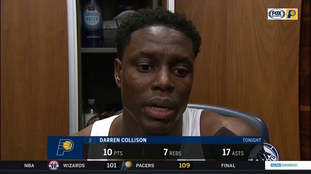 Collison on Turner: 'He's the best defensive big man'