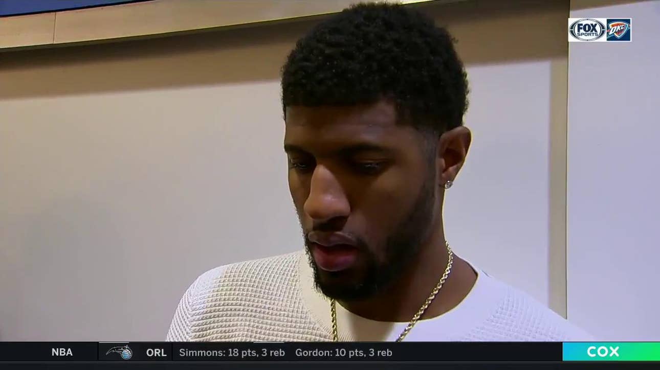 Paul George: 'We just need everybody'
