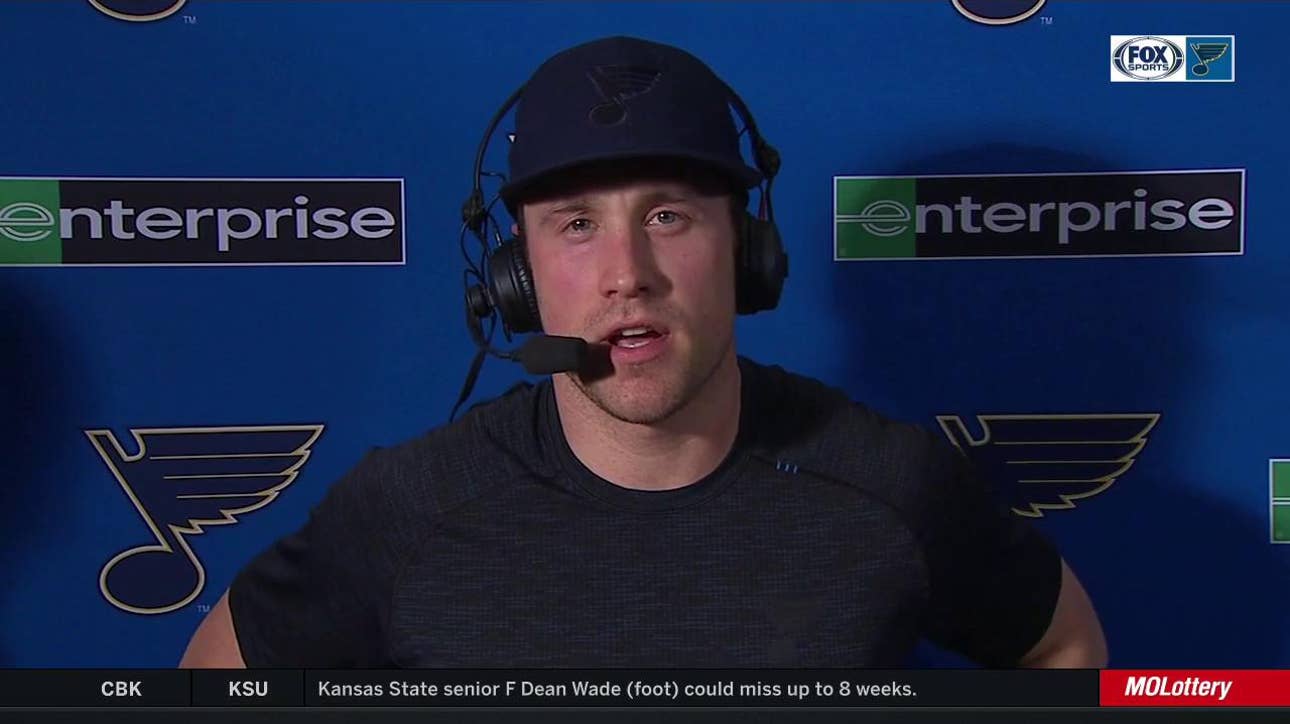 Schwartz on double-reviewed Blues goal: 'I don't know if I've ever seen that before'