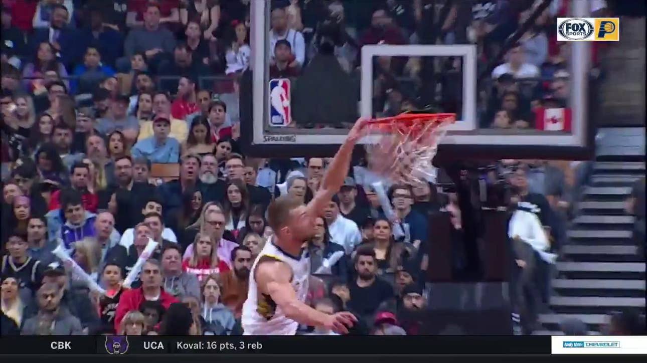 WATCH: Pacers fall apart late in 99-96 loss to the Raptors