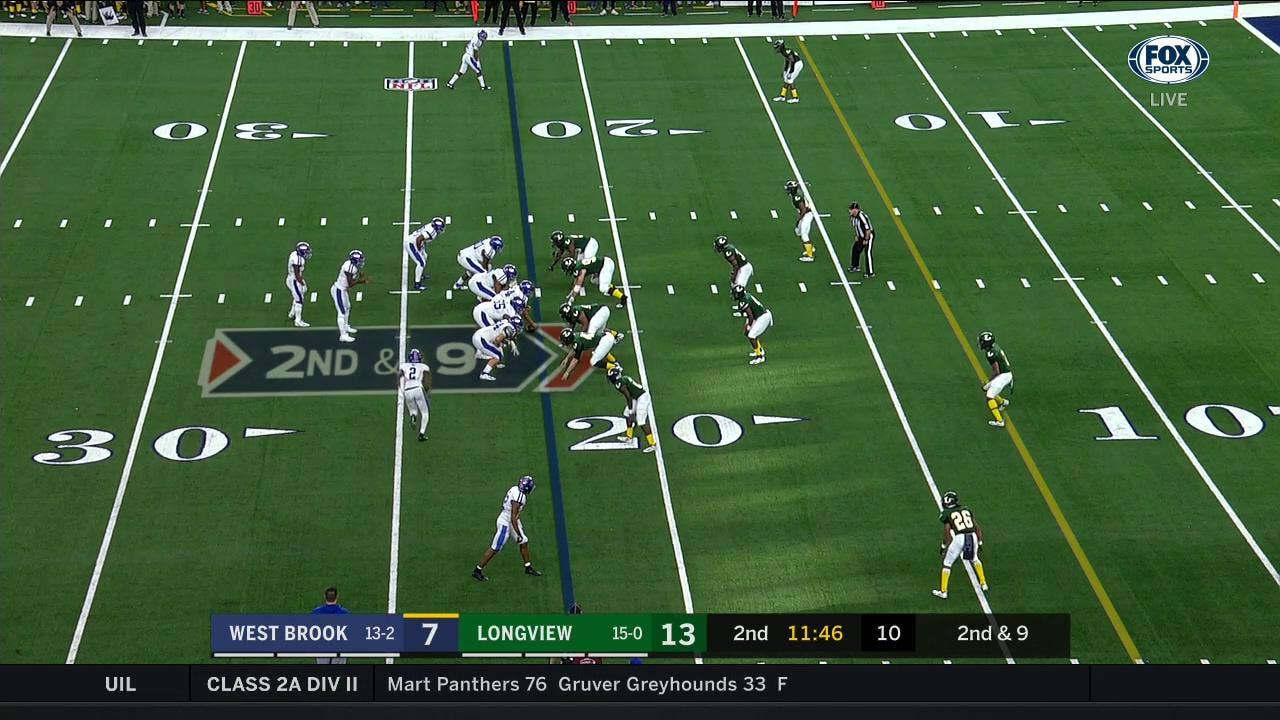 HIGHLIGHTS: QB Keeper for the West Brook TOUCHDOWN | UIL Texas State Football Championships