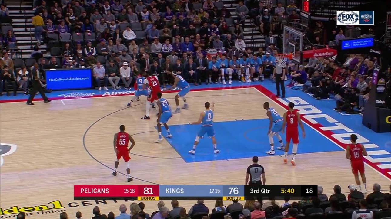 HIGHLIGHTS: Jrue Holiday Dime To Anthony Davis for the Dunk