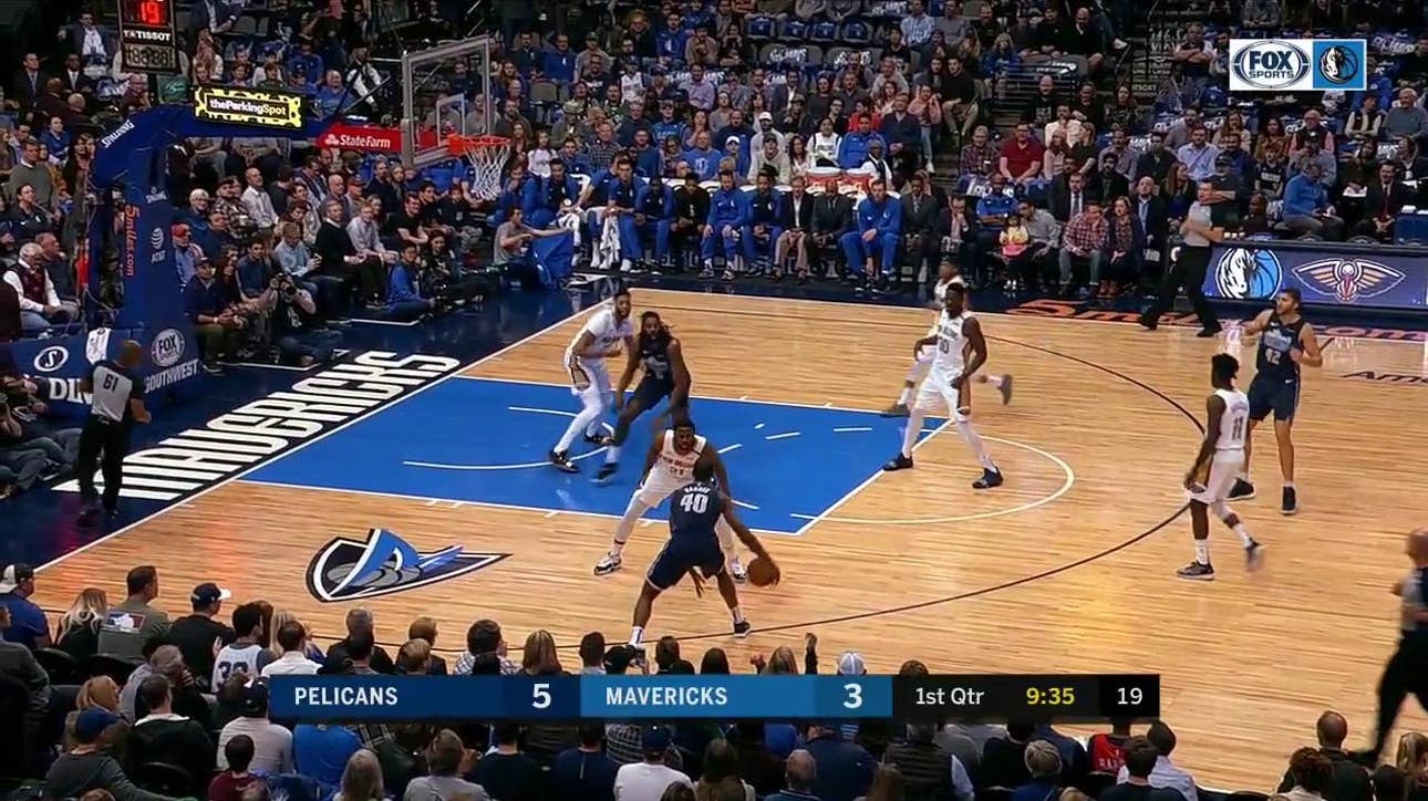 HIGHLIGHTS: DeAndre Jordan posts up Anthony Davis