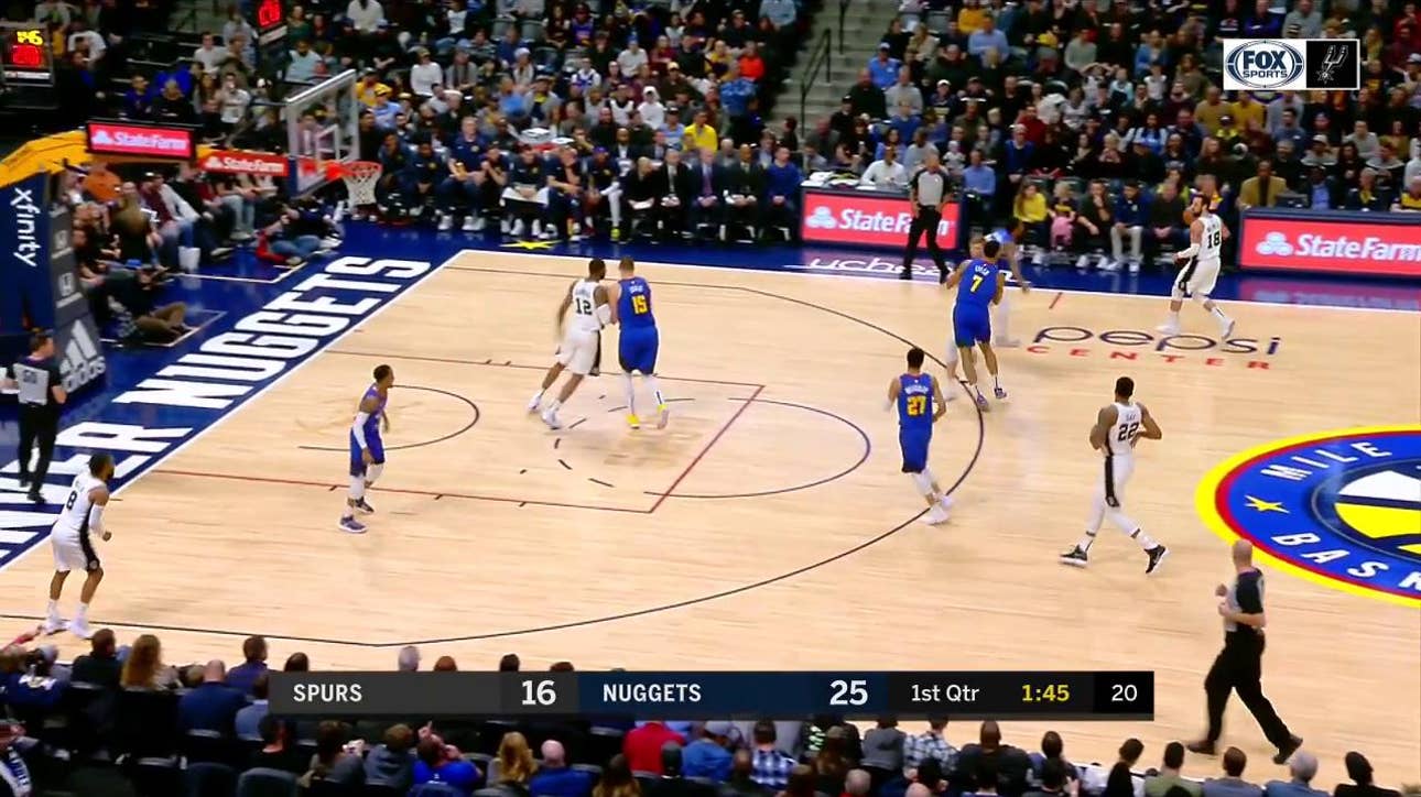 HIGHLIGHTS: Perfect Pass from Rudy Gay to LaMarcus Aldridge