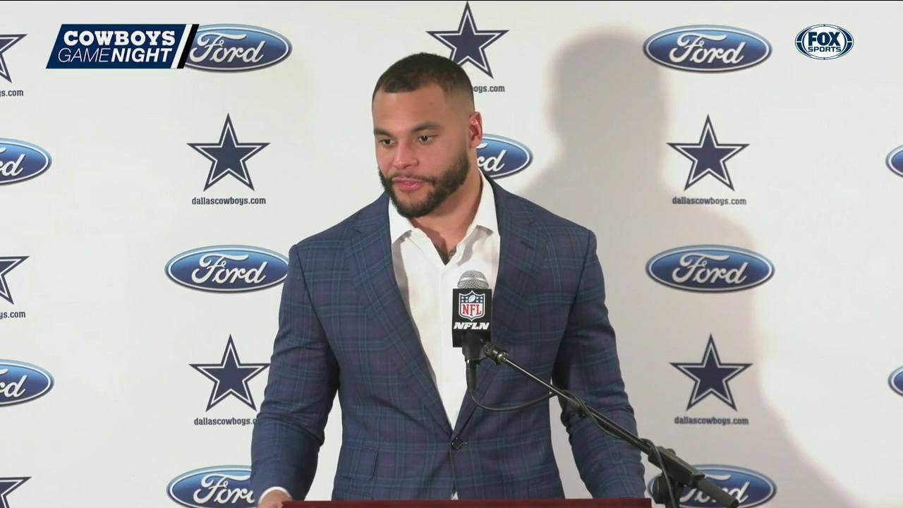 Dak Prescott talks Cowboys win over the Giants | Cowboys Game Night