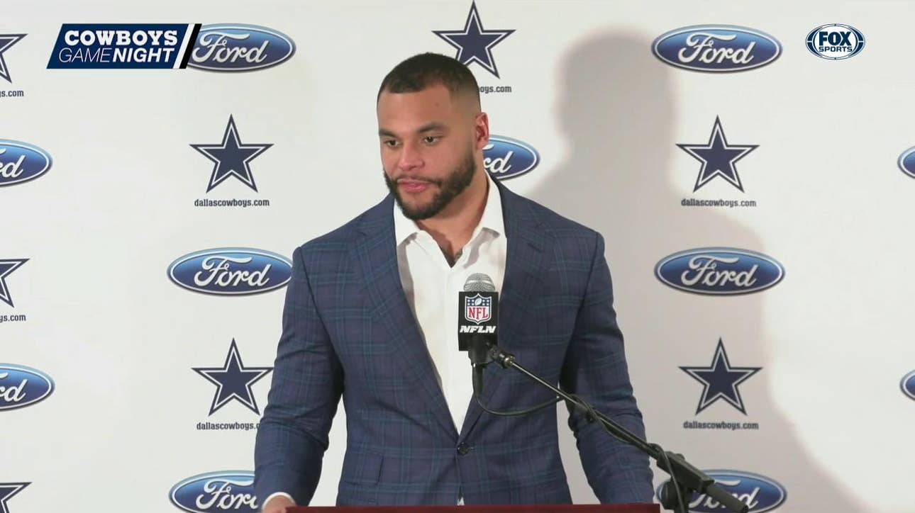 Dak Prescott talks Cowboys win over the Giants | Cowboys Game Night