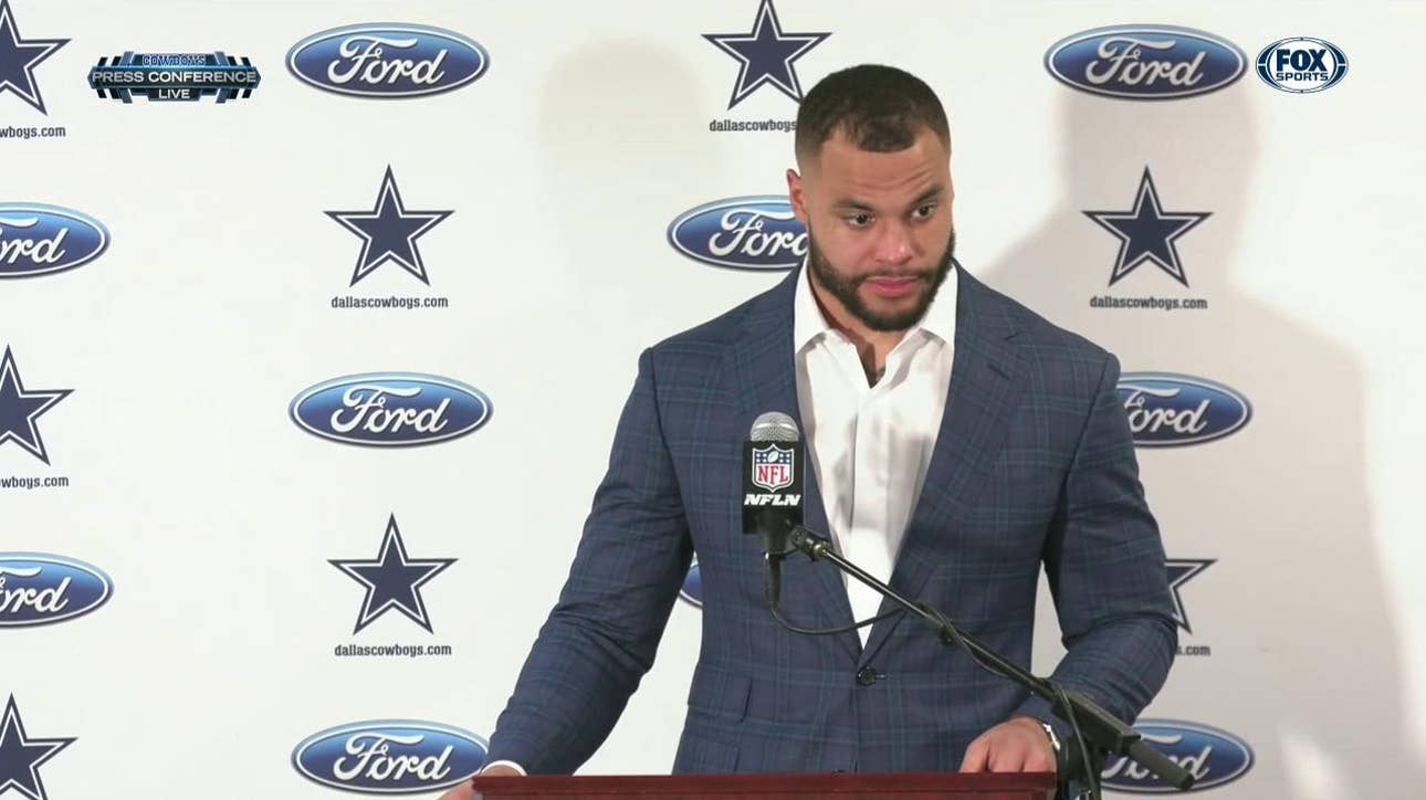 Dak Prescott talks Big Cowboys win against Giants | Cowboys Press Conference