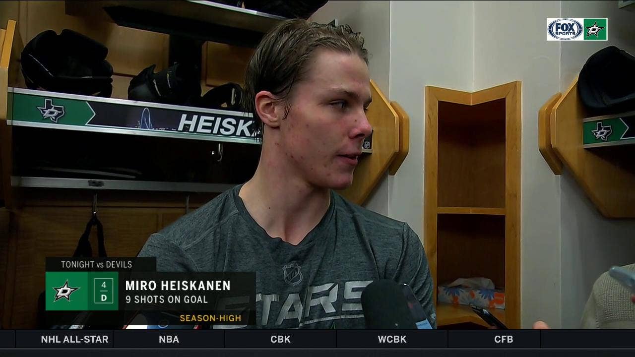 Miro Heiskanen on All-Star selection, 5-4 win over Devils