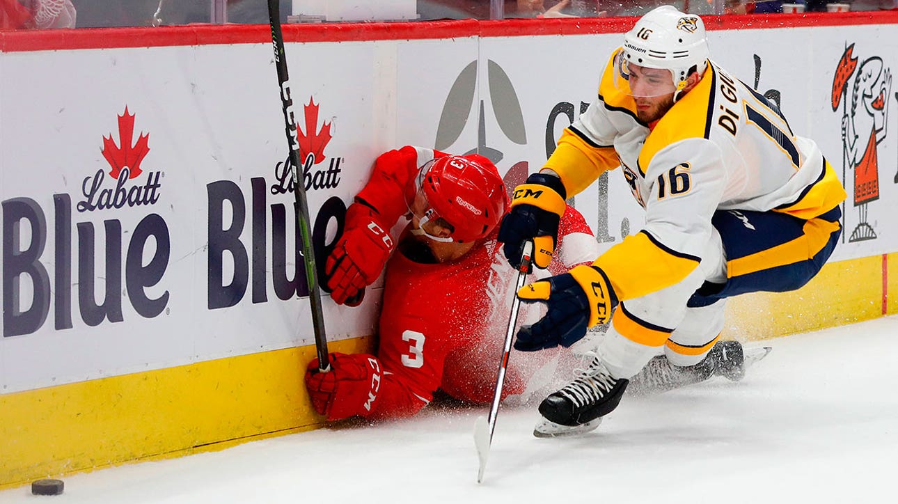Preds force overtime, fall short against Red Wings
