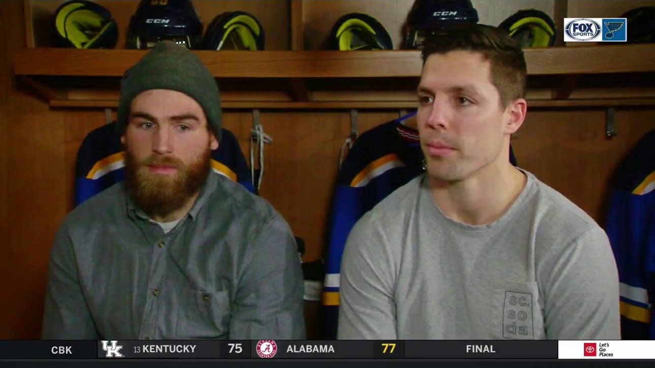 O'Reilly, Perron reflect on growing chemistry as linemates