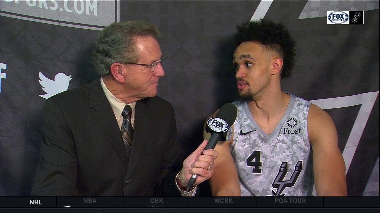 Derrick White on Spurs rout of the Memphis Grizzlies