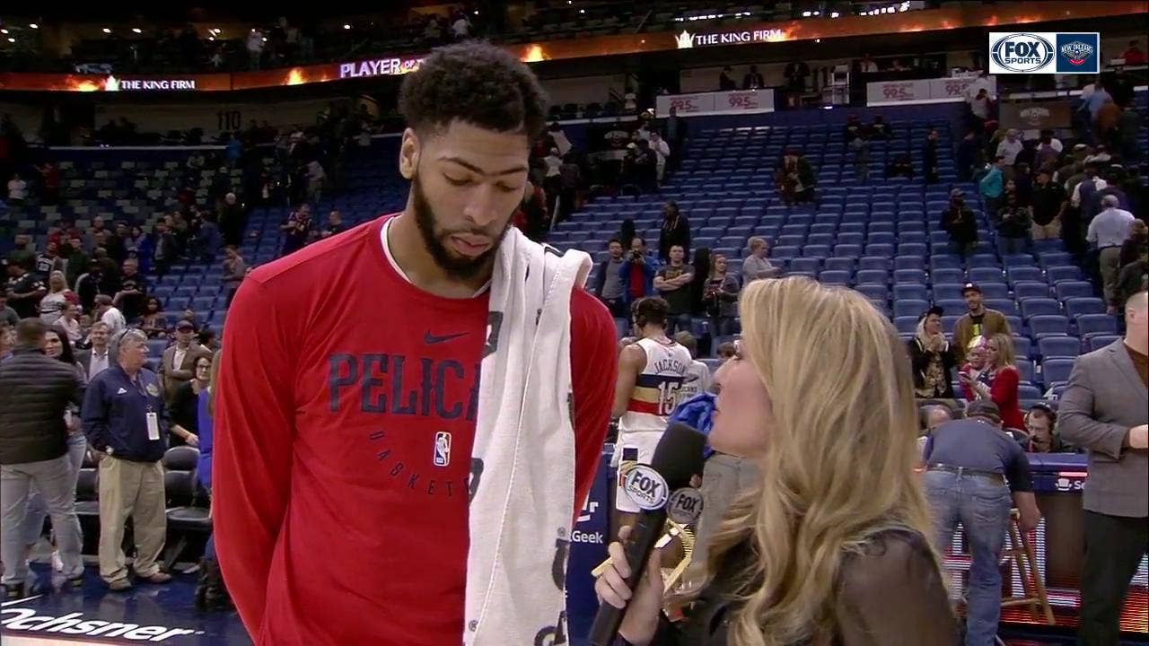 Anthony Davis on the Pelicans dominating win over Grizzlies