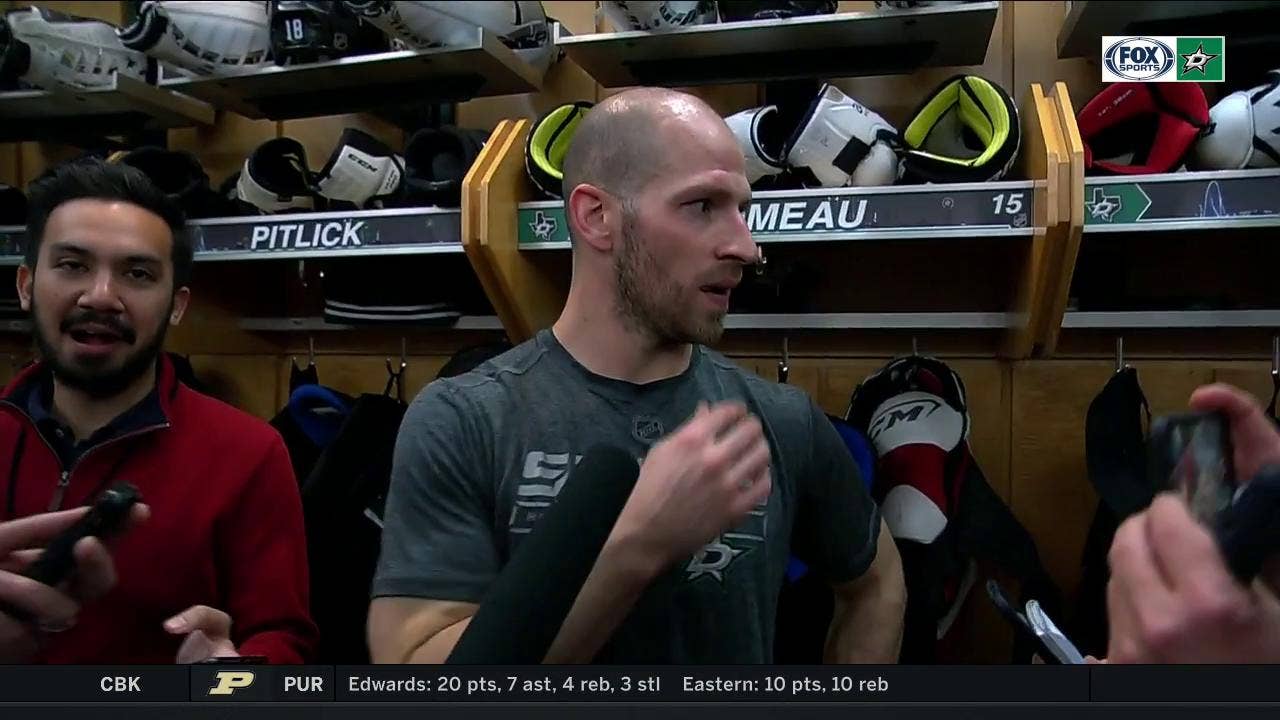 Blake Comeau Scores a Goal to help Dallas beat Winnipeg