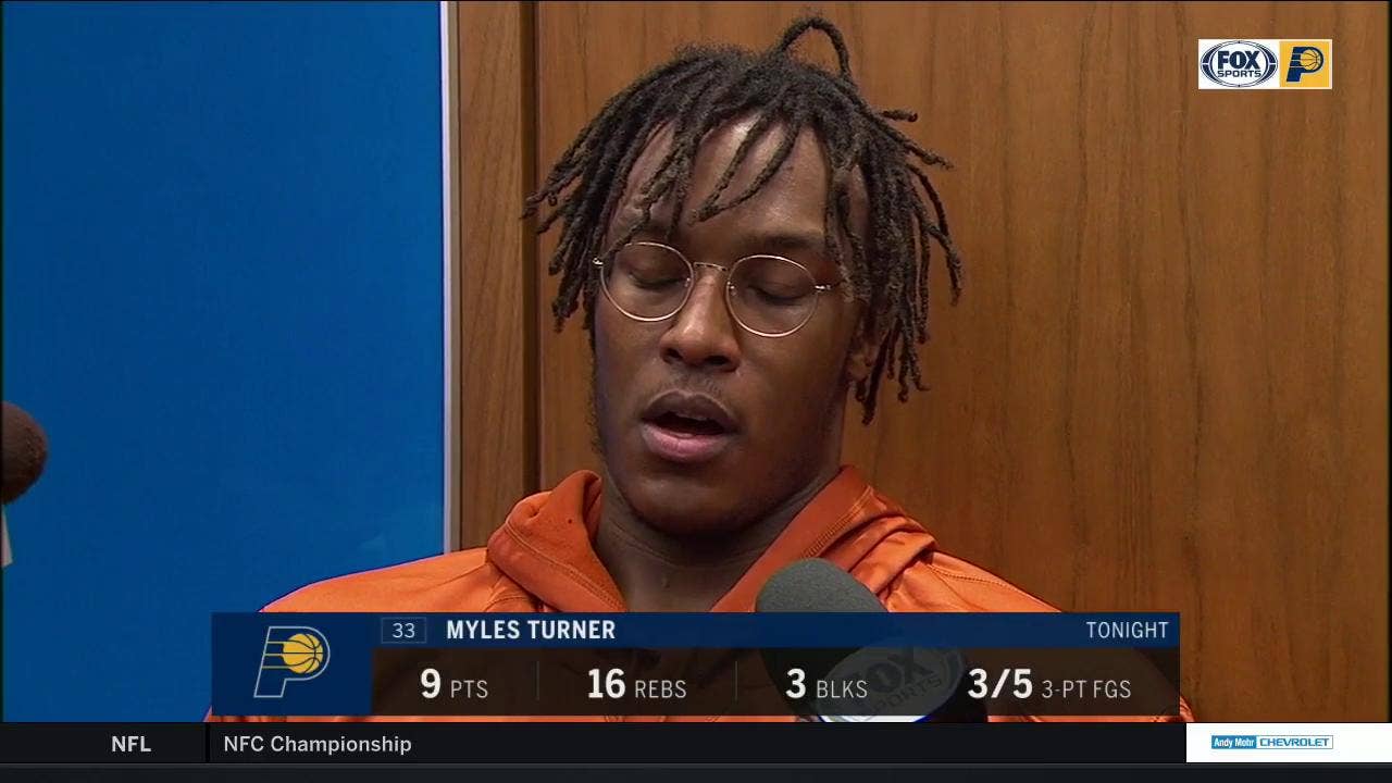 Turner: Pacers 'responded very well' to Hornets' runs