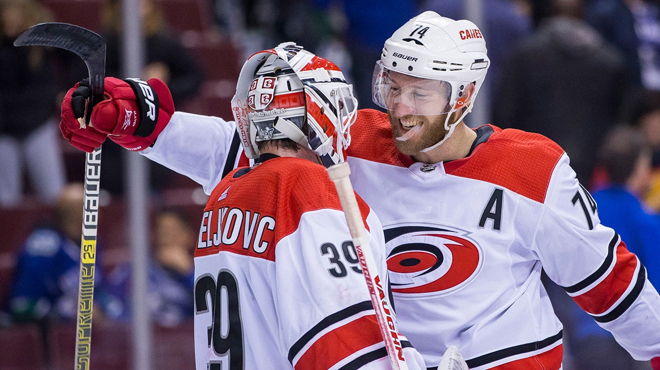 Rookie Alex Nedeljkovic helps Canes beat Canucks in first NHL start