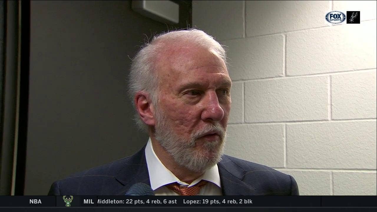 Gregg Popovich on Davis Bertans' shooting in win over Wizards