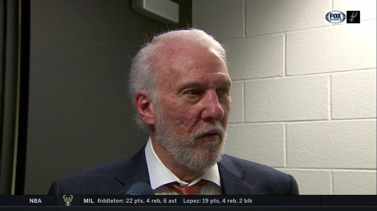 Gregg Popovich on Davis Bertans' shooting in win over Wizards