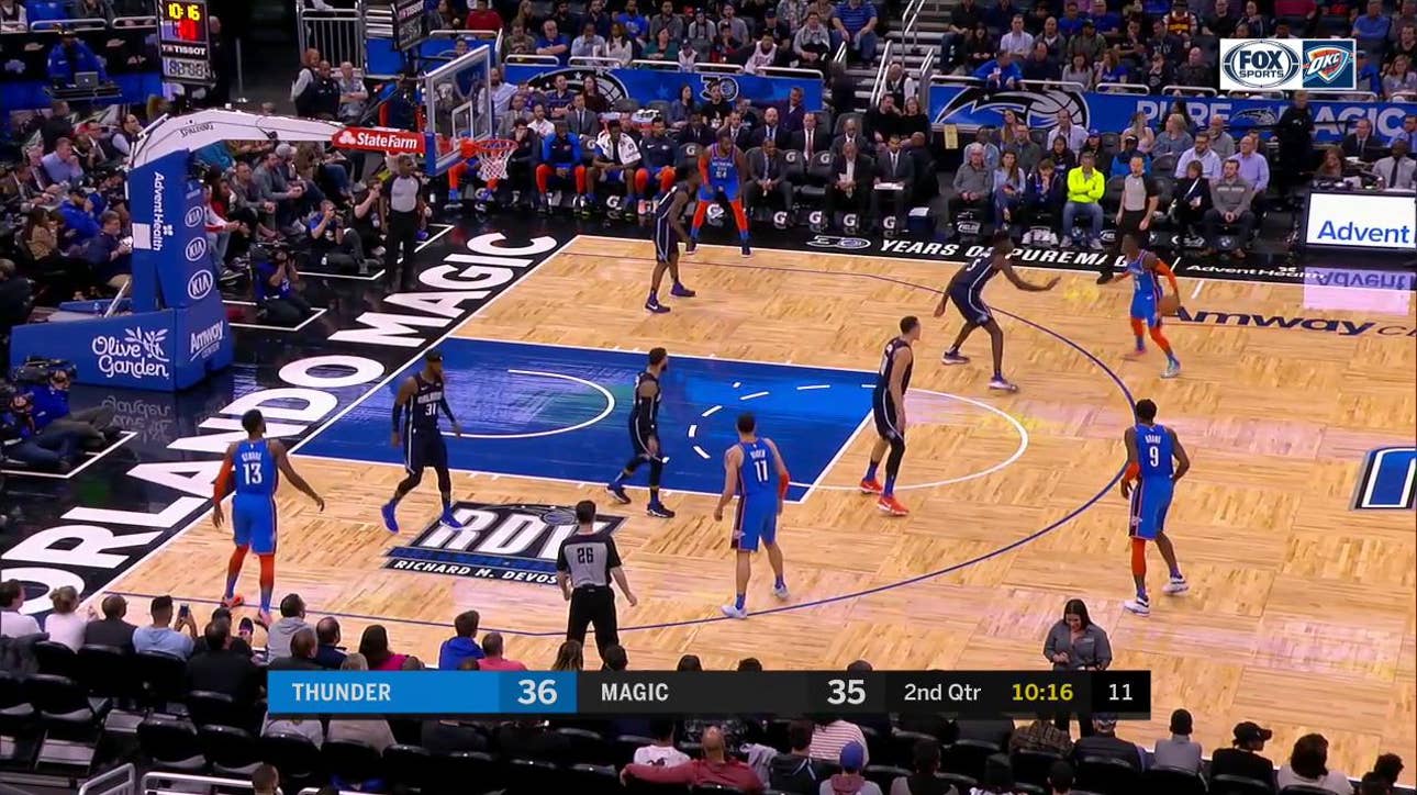 HIGHLIGHTS: Dennis Schroder with the quick move to the basket