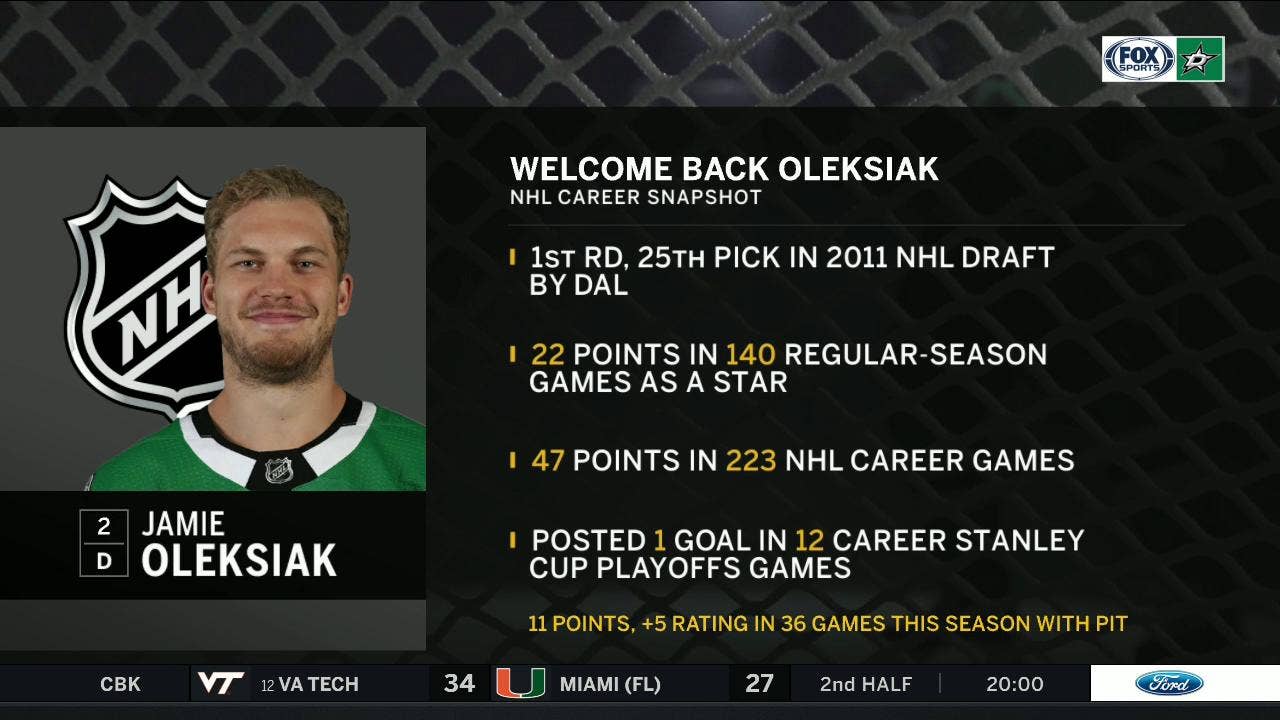 Jamie Oleksiak returns to Dallas | Stars Live